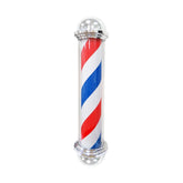 LED Blue Red Stripes Rotating Barber Shop Pole 35in - BP843 - GreenLife-Barber Pole